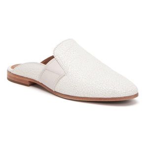 NWT BRAND NEW Frye Terri Gore White Leather Mules